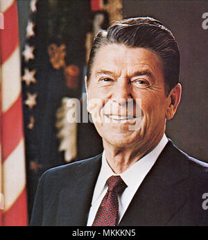 Präsident Ronald Reagan Stockfoto