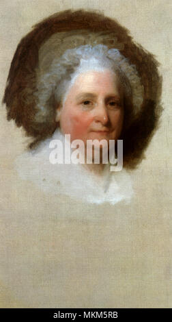Martha Washington 1796. Stockfoto