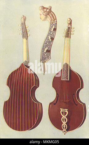 Viola Da Gamba Stockfoto