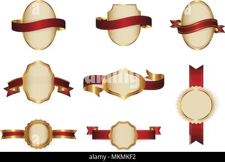 Dekorative vintage Frames und Grenzen gesetzt Vektor abstrakt Vintage frame Design in verschiedenen Stilen. Vector Vintage Ornament Stock Vektor