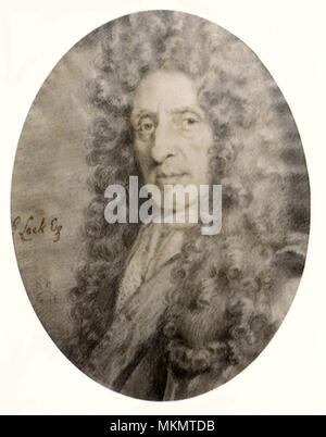 Portrait von John Locke 1692 Stockfoto