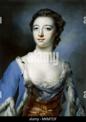 Gunning Portrait 1751 Stockfoto