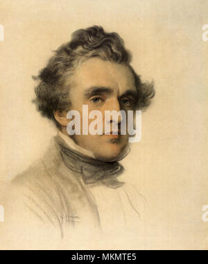 Layard Portrait 1848 Stockfoto