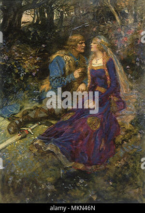 Tristan und Isolde Stockfoto