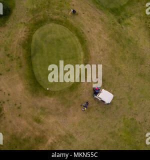 Golfplatz, Mosfellsbaer, Island Stockfoto