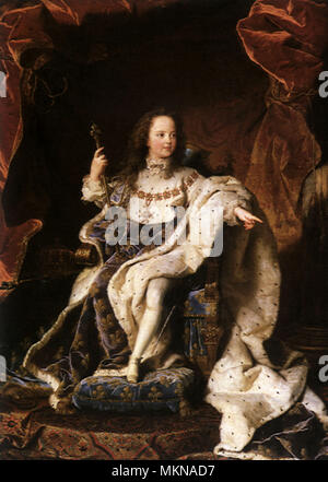 Louis XV bei Fünf 1715 Stockfoto