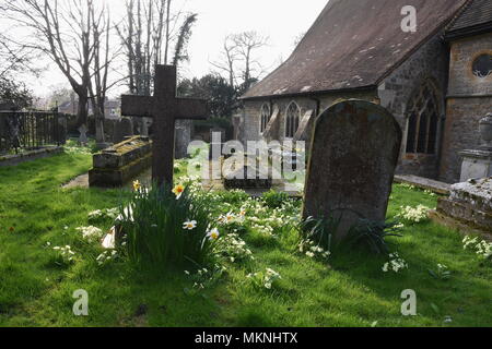 St. James Church, North Cray, Foots Cray Meadows,Sidcup,Kent.UK Stockfoto