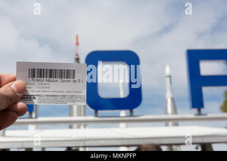 Das Kennedy Space Center, Florida, USA Stockfoto