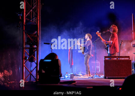 Jack Savoretti durchführen am Jazz Festival Cheltenham, Cheltenham, UK. 27. April 2017 Stockfoto