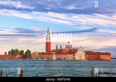 Kirche von San Giorgio Maggiore in Venedig, Italien Stockfoto