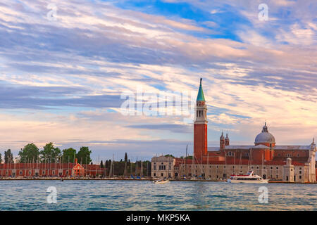 Kirche von San Giorgio Maggiore in Venedig, Italien Stockfoto