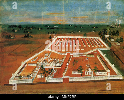 Lager für Verbündete Kriegsgefangene Stockfoto