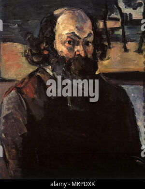 Self-portrait von Paul Cézanne Stockfoto