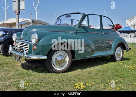 Cleveleys, Lancashire, UK. 6. Mai 2018. Cleveleys Classic Car Show im Jubilee Gardens (BVPG) Blackpool Fahrzeug Konservierung Gruppe Stockfoto