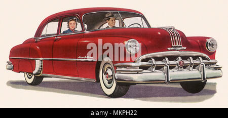 1950 Pontiac Silver Streak Stockfoto