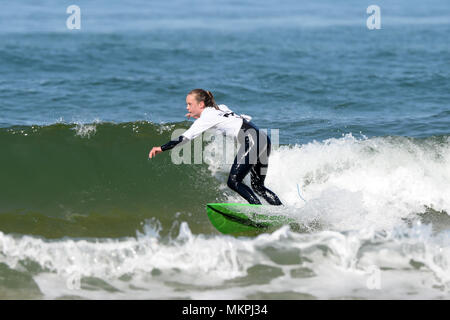 Welsh National surfen Meisterschaften 2018 Süßwasser-West, Pembroke Stockfoto