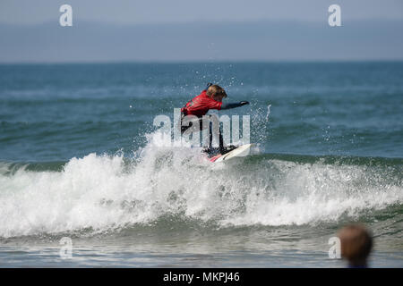 Welsh National surfen Meisterschaften 2018 Süßwasser-West, Pembroke Stockfoto