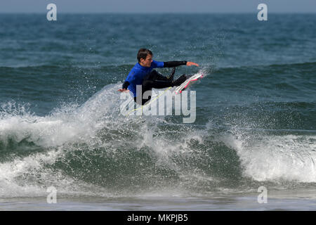 Welsh National surfen Meisterschaften 2018 Süßwasser-West, Pembroke Stockfoto