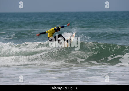 Welsh National surfen Meisterschaften 2018 Süßwasser-West, Pembroke Stockfoto