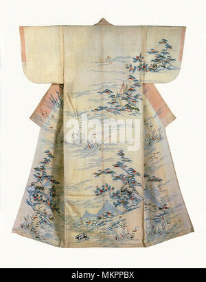 Japanische Katabira Robe Stockfoto