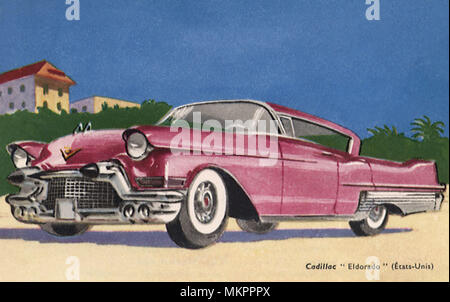 1957 Cadillac Serie 62 Coupé 2 Door Hardtop Stockfoto