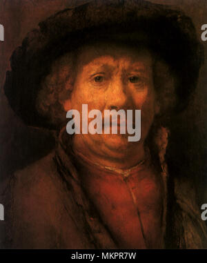 Selbstporträts von Rembrandt Stockfoto