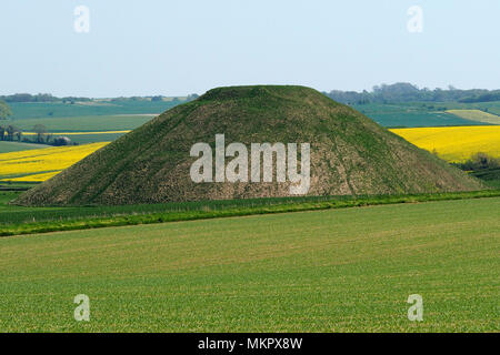 Silbury Hill Stockfoto