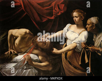 Judith enthaupteten Holofernes Stockfoto