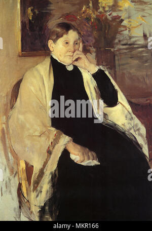 Frau Robert S. Cassatt, Mutter des Künstlers Stockfoto