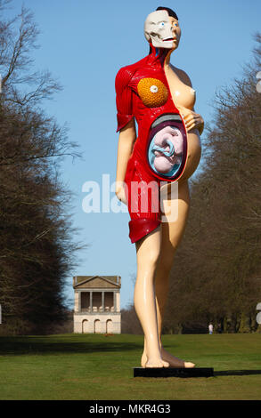 Damien Hirsts Skulpturen auf Anzeige bei Houghton Hall, Norfolk, Großbritannien. Stockfoto