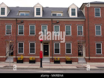 Modernes Wohnen in der Charlestown Abschnitt von Boston, Massachusetts, USA Stockfoto