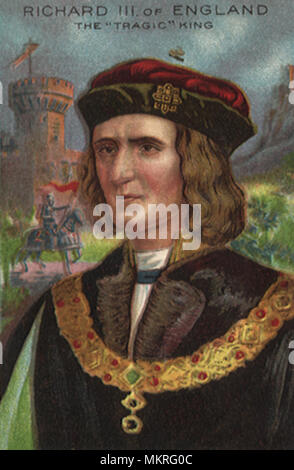 König Richard III. von England Stockfoto