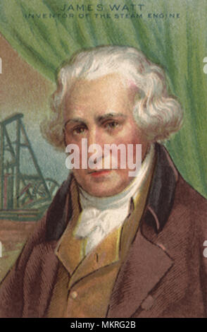 James Watt, Erfinder der Dampfmaschine Stockfoto