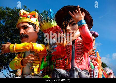 Karneval float, Karneval, Februar 2018 in Valletta, Malta, Europa Stockfoto