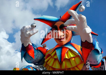 Karneval float, Karneval, Februar 2018 in Valletta, Malta, Europa Stockfoto