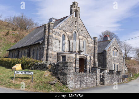 Ann Griffiths Memorial Chapel, Dolanog Stockfoto