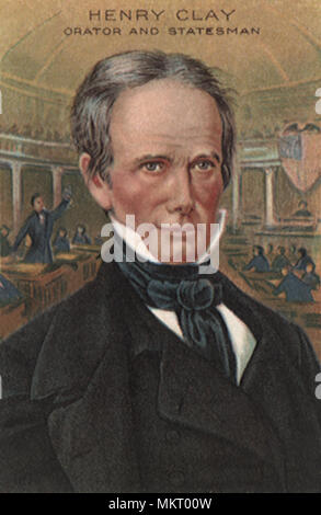 Senator Henry Clay Redner und Staatsmann Stockfoto