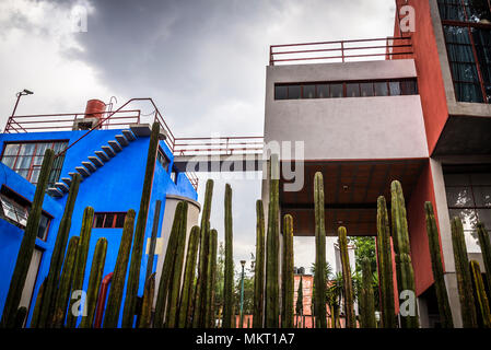 House - Studio Museum von Diego Rivera und Frida Kahlo, San Angel, Mexiko City, Mexiko Stockfoto