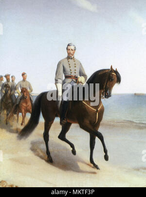 Brig. General P.G.T. Beauregard in Charleston, S.C. Stockfoto