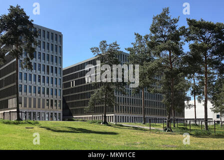 Sitz der deutschen Bundesnachrichtendienst Bundesnachrichtendienst BND in der deutschen Hauptstadt Berlin auf der Chausseestraße - Deutschland. Stockfoto