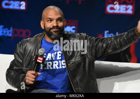 Chicago Comic & Entertainment Expo (C2E2) 2018 McCormick Place, Chicago, IL, USA Am 7. April 2018 Mit: khary Payton Wo: Chicago, Illinois, United States Wenn: 07 Apr 2018 Credit: Adam Bielawski/WENN.com Stockfoto