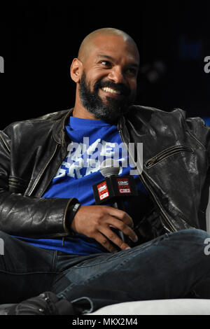 Chicago Comic & Entertainment Expo (C2E2) 2018 McCormick Place, Chicago, IL, USA Am 7. April 2018 Mit: khary Payton Wo: Chicago, Illinois, United States Wenn: 07 Apr 2018 Credit: Adam Bielawski/WENN.com Stockfoto