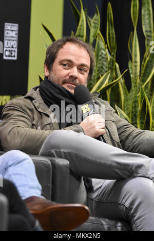 Chicago Comic & Entertainment Expo (C2E2) 2018 McCormick Place, Chicago, IL, USA Am 7. April 2018 Mit: Mark Sheppard Wo: Chicago, Illinois, United States Wenn: 07 Apr 2018 Credit: Adam Bielawski/WENN.com Stockfoto
