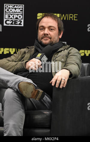 Chicago Comic & Entertainment Expo (C2E2) 2018 McCormick Place, Chicago, IL, USA Am 7. April 2018 Mit: Mark Sheppard Wo: Chicago, Illinois, United States Wenn: 07 Apr 2018 Credit: Adam Bielawski/WENN.com Stockfoto