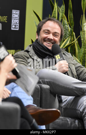 Chicago Comic & Entertainment Expo (C2E2) 2018 McCormick Place, Chicago, IL, USA Am 7. April 2018 Mit: Mark Sheppard Wo: Chicago, Illinois, United States Wenn: 07 Apr 2018 Credit: Adam Bielawski/WENN.com Stockfoto