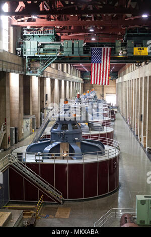 Power House Turbinen am Hoover Dam Stockfoto