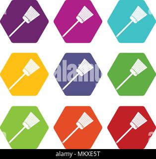 Swatter Icons Set9 Vektor Stock Vektor