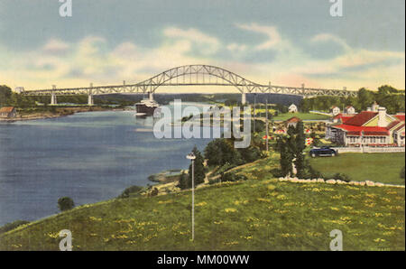 Die Bourne Brücke. Sagamore. 1930 Stockfoto