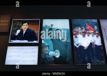 Sichuan, Sichuan, China. 9. Mai, 2018. Sichuan, China - Der Mai 12 Wenchuan Erdbeben Memorial Museum in Wenchuan, in der Provinz Sichuan im Südwesten Chinas. Die 2008 Erdbeben in Sichuan, auch als das große Erdbeben in Sichuan oder Wenchuan Erdbeben bekannt, bei 02:28:01 aufgetreten ist China Standard Time am 12. Mai 2008. die Messung von 8,0 ms, das Epizentrum des Erdbebens 80 Km (50 mi) west-nordwestlich von Chengdu, der Hauptstadt der Provinz, mit einer Tiefenschärfe von 19 km (12 mi) Credit: SIPA Asien/ZUMA Draht/Alamy Leben Nachrichten entfernt wurde Stockfoto