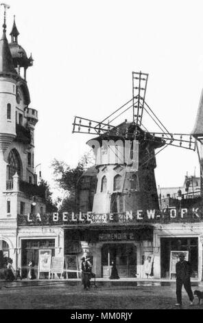 Das Moulin Rouge in Montmartre. Paris. 1915 Stockfoto